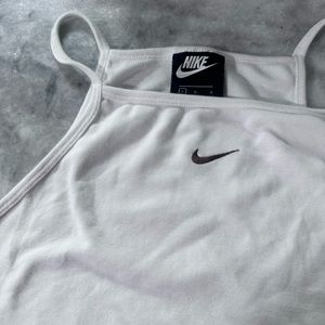 Nike Women's Sportswear White Crop Tank Top